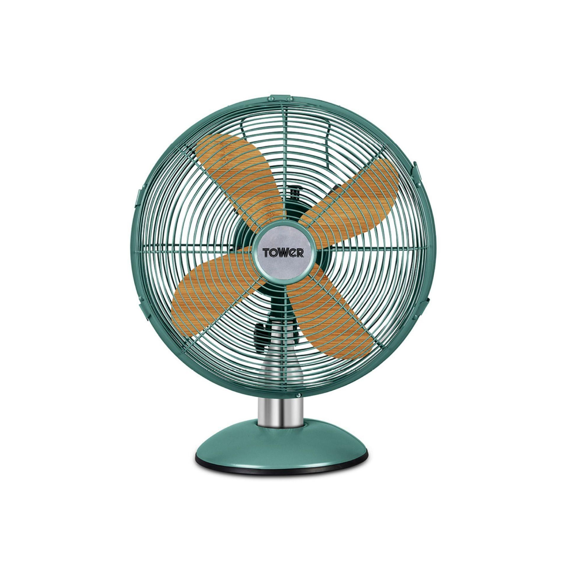 Tower Jade 12" 35W Table Fan - SR5/29. Beat the summer heat around your home or office with the
