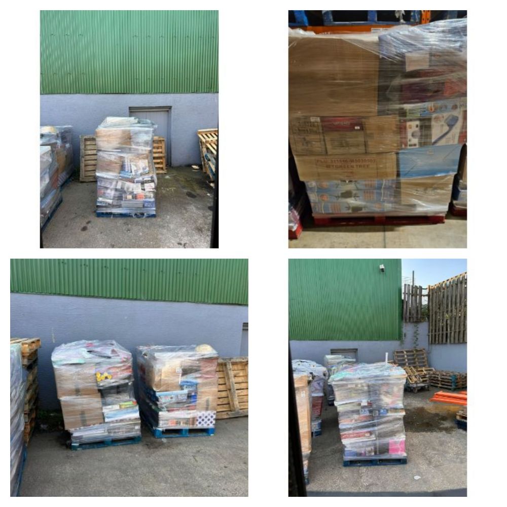 Pallets of Unchecked End of Line Supermarket Pallets - Mystery Pallets - Huge Re-Sale Potential - Delivery Available!