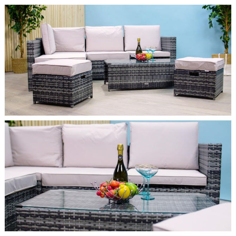 Liquidation Sale of Brand New & Boxed Luxury 3 & 7 Piece Rattan Garden Sets - Single & Trade Lots -  Deliver Available!