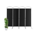 4 Panel Freestanding Folding Room Divider for Living Room Office. - PW. Give your room a new look