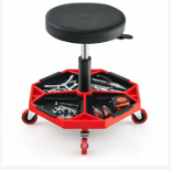 Rolling Mechanic Stool Height Adjustable Workshop Creeper Seat 360° Swivel. - PW.