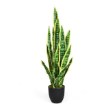 35.5'' Indoor-Outdoor Decoration Fake Artificial Snake Plant. PW.