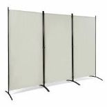 Costway 3-Panel Room Divider Folding Privacy Partition Screen for Office Room White. - PW. Do you