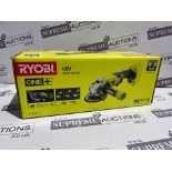 TRADE LOT 10 X BRAND NEW RYOBI 18V CORDLESS ANGLE GRINDER RRP £149 R2.3