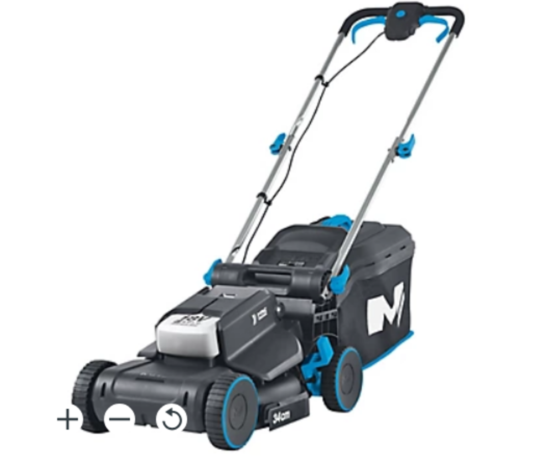 Mac Allister Solo MLM1835-Li Cordless 18V Rotary Lawnmower (R45)Mac Allister SOLO cordless 34cm