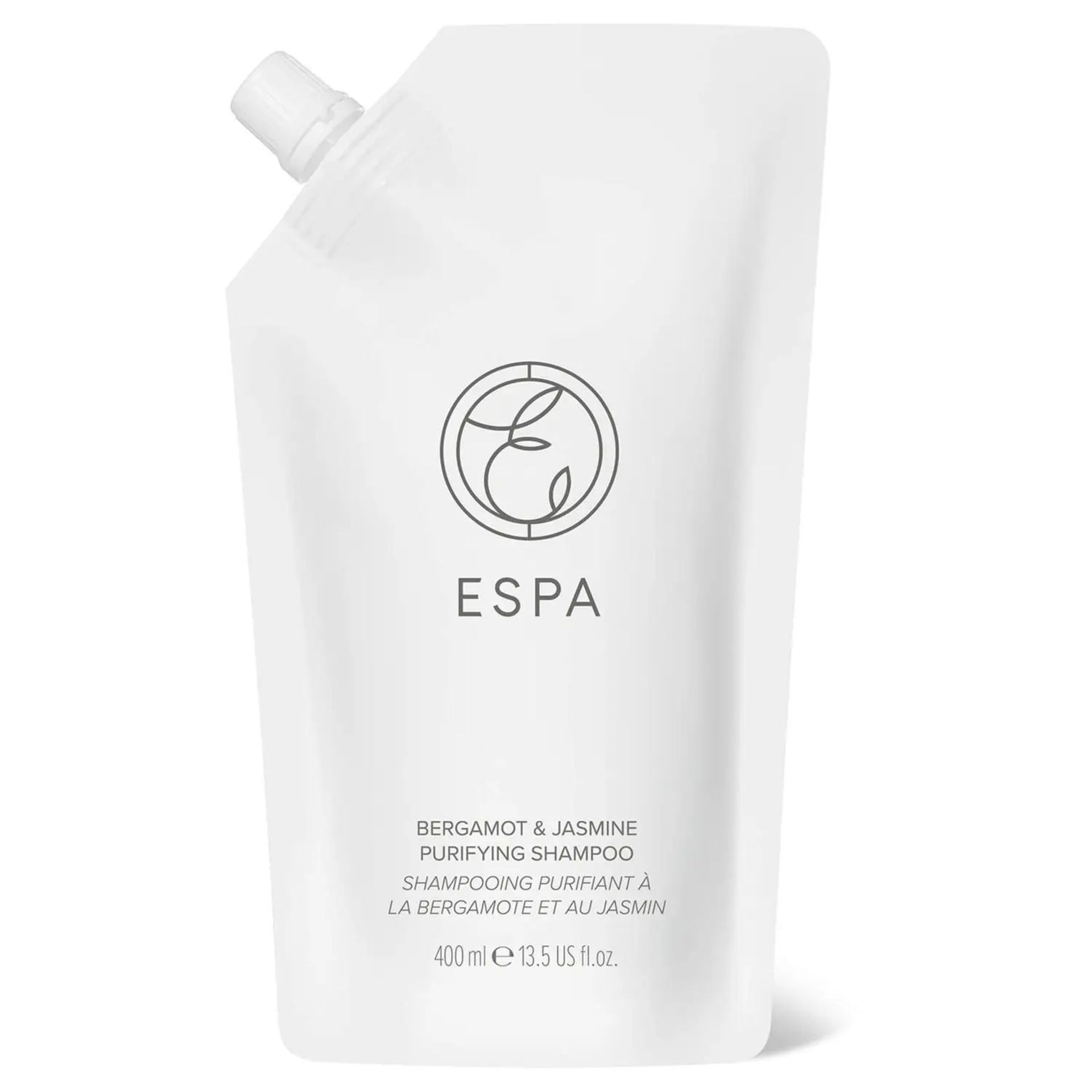 TRADE LOT TO CONTAIN 600x NEW ESPA Bergamot & Jasmine Shampoo 30ml. RRP £2.50 Each. EBRM/R12. A