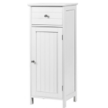 3-Tier Free-Standing Bathroom Cabinet with Drawer (R44)Designed with a wide drawer and large cabinet