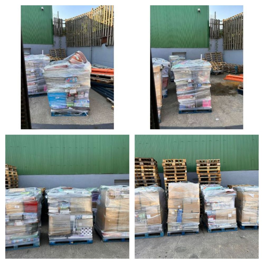 Pallets of Unchecked End of Line Supermarket Pallets - Mystery Pallets - Huge Re-Sale Potential - Delivery Available!