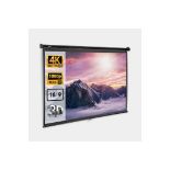 100-Inch Pull-Down Projector Screen. - SR7. Create your very own home theatre with this extra-