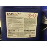 57 X sealed tubs of 20l Tubs of Endosan 50 Advanced Hydrogen poroxide Solution