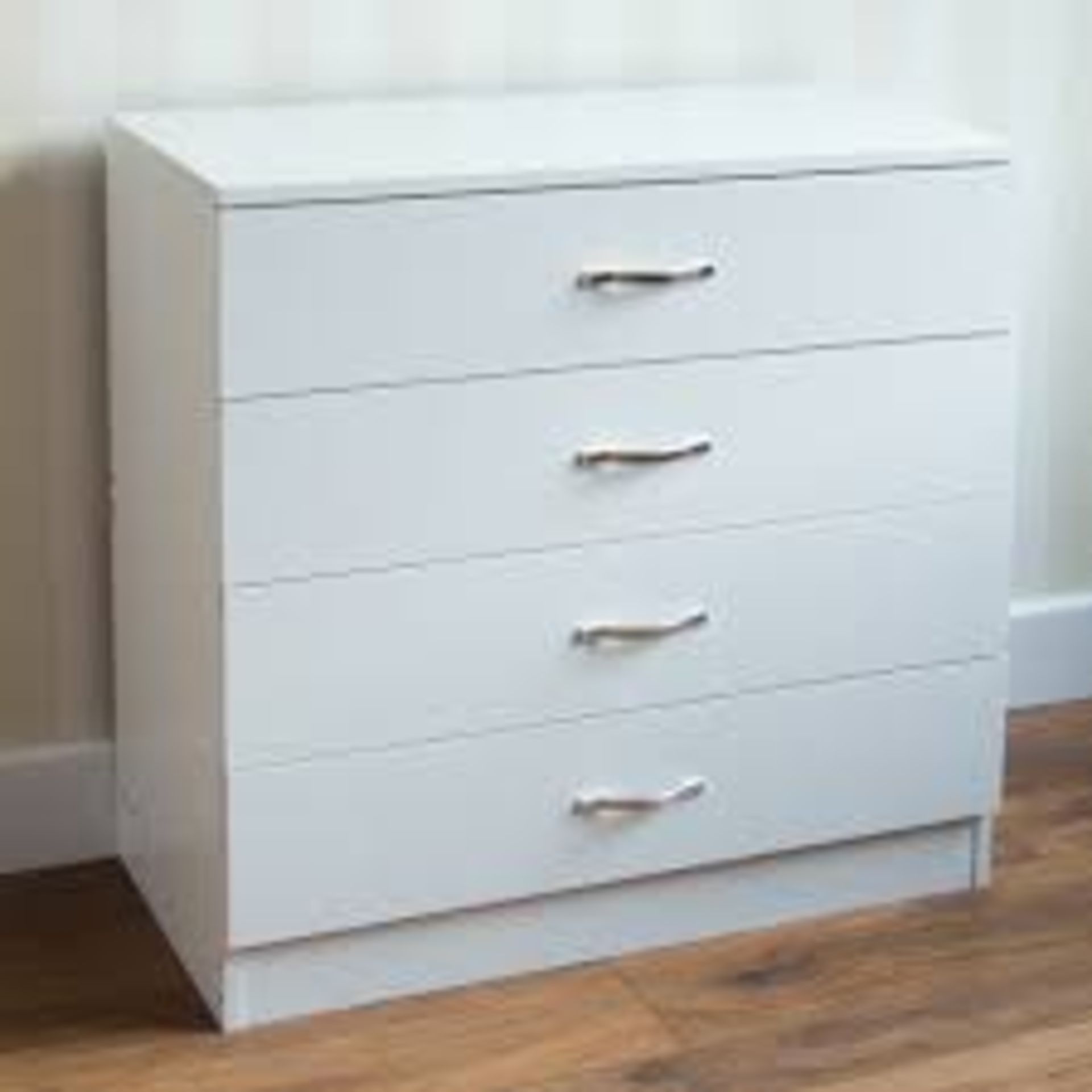 Vida Designs Riano White 4 Drawer Chest (H)720mm (W)750mm (D)360mm. - BI. Offering this stunning new