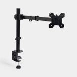Single Monitor Mount with Clamp. - S2. Positioning your monitor in the optimum position has the