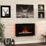 Be Modern Abington 2kW Electric Fire. - BI. 1 & 2kW heat settings, thermostat control and flame