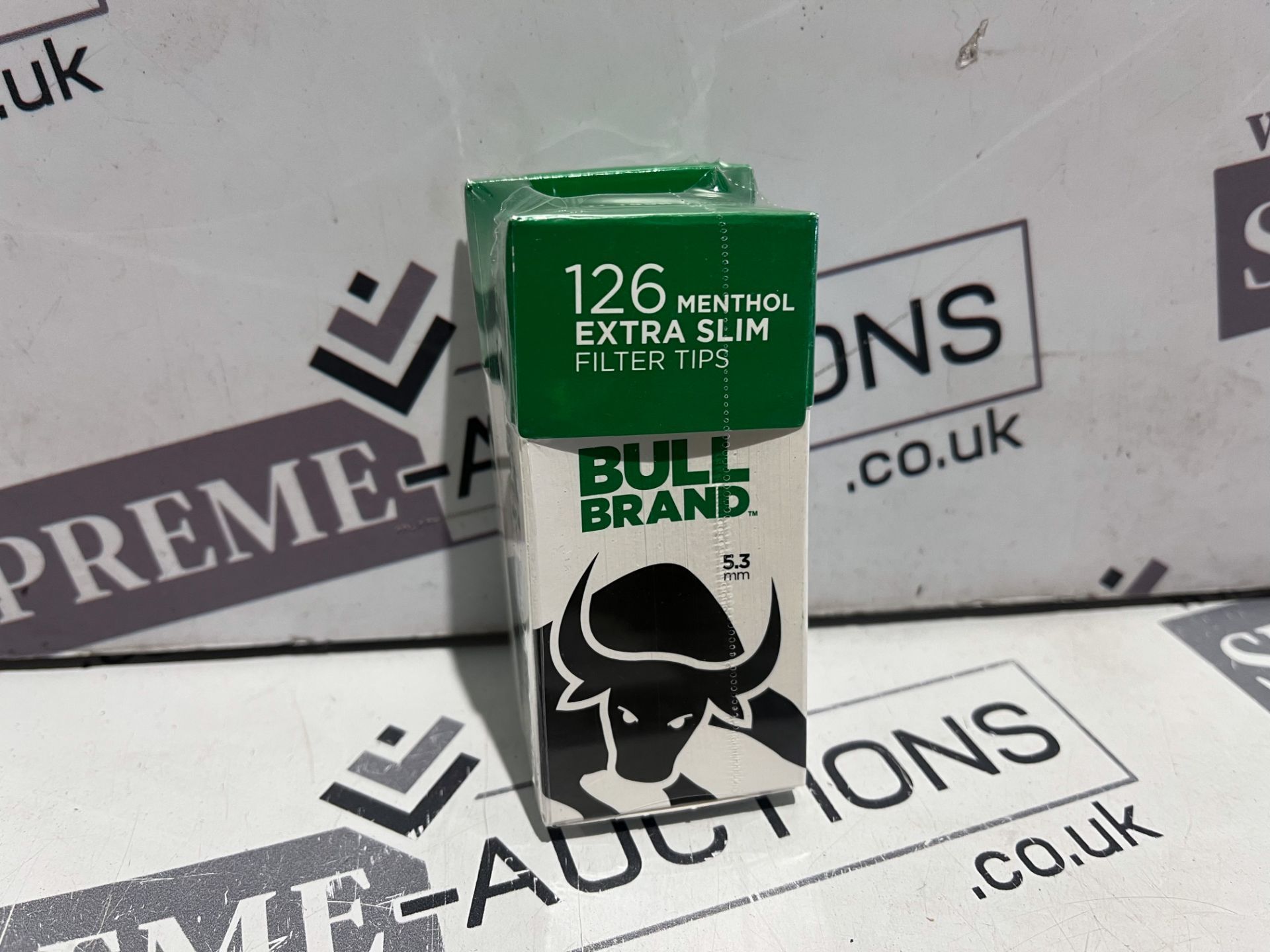 120 X BRAND NEW PACKS OF 2 BULL BRAND MENTHOL EXTRA SLIM FILTER TIPS R19.2