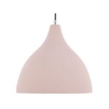 Lambro Concrete Effect Pendant Lamp Pink. - SR6. RRP £99.99. This cement ceiling lamp adds a