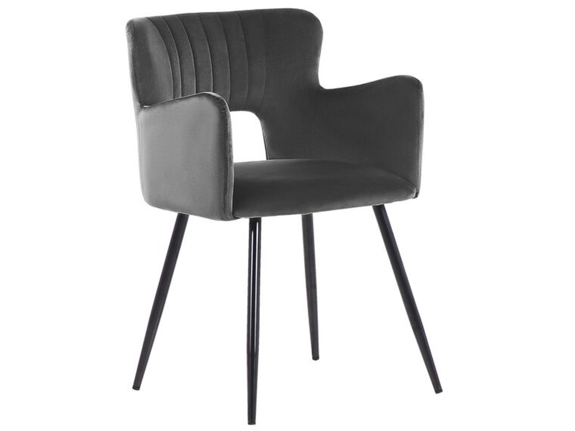 Sanlic Velvet Dining Chair. - SR6. RRP £149.99. This chair is all about modern design, it presents a