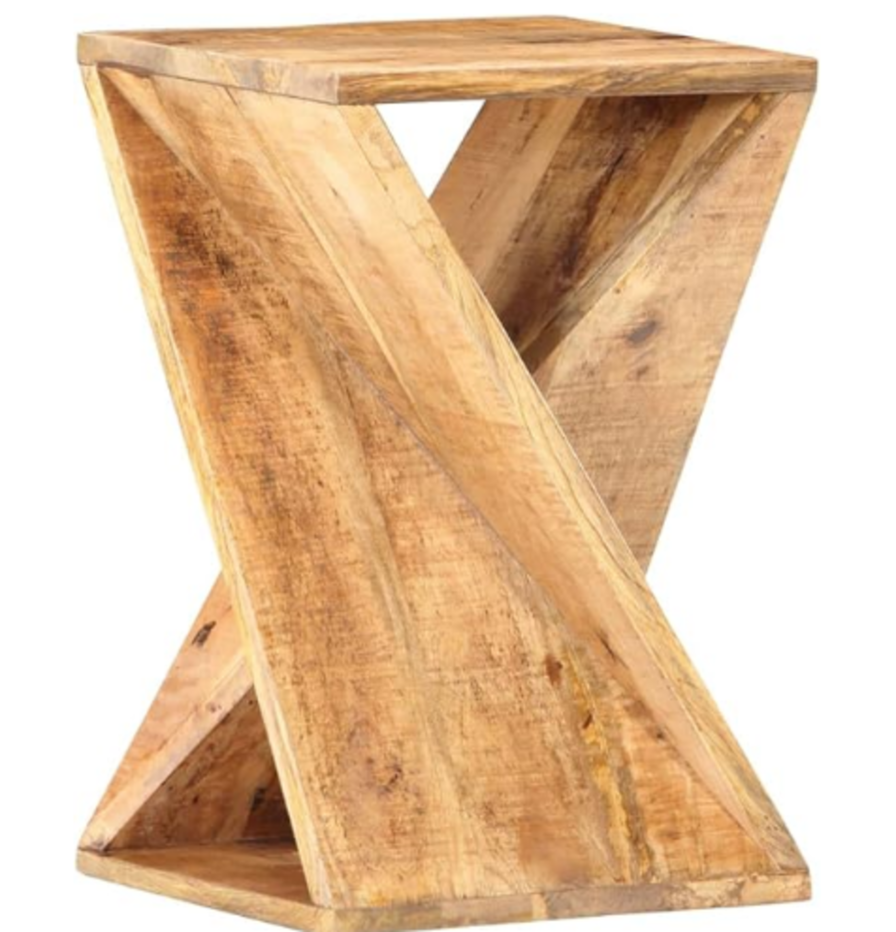 vidaXL Solid Mango Wood Side Table (R32)Made of solid mango wood, our wooden side table exudes a