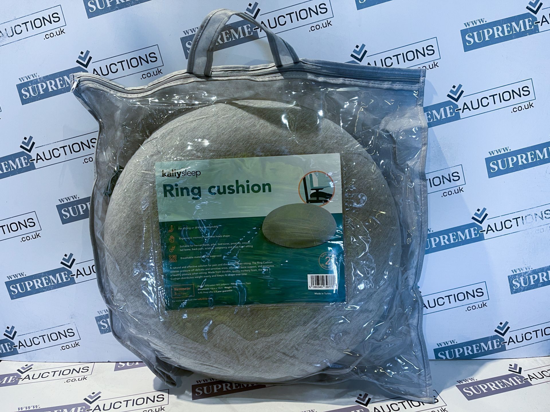 10 X BRAND NEW KELLY SLEEP GREY RING CUSHIONS RRP £24 EACH R13