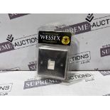 20 X BRAND NEW WESSEX 1 GANG TELEPHONE SOCKET MASTERS P4