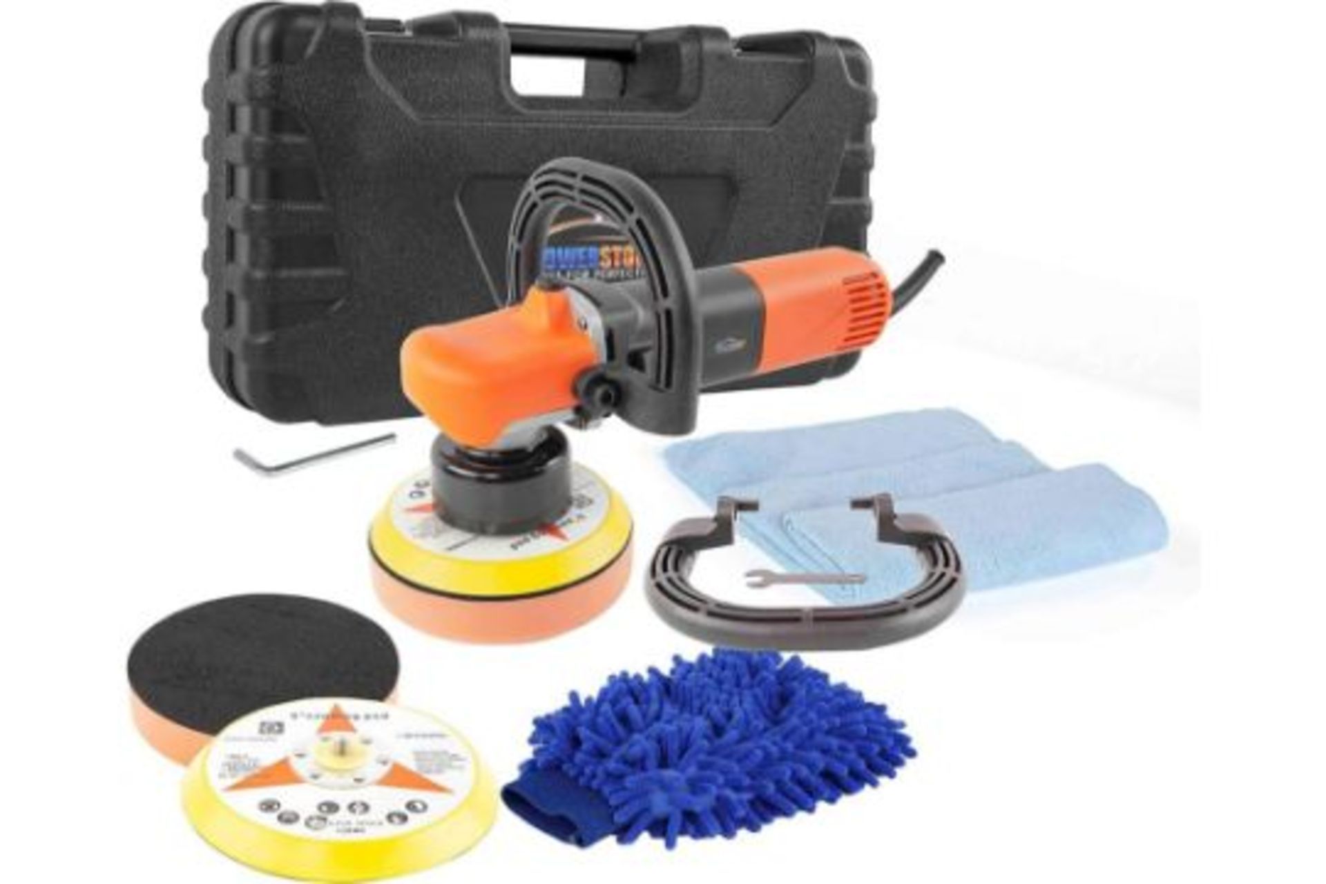 NEW & PACKAGED Powerstorm® Ultra Max Dual Action Car Polisher with 8mm Throw. CAPABLE AND SAFE ON
