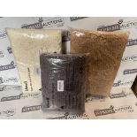20 X BRAND NEW LUXURY FLUFFY BATH MATTS (COLOURS MAY VARY) APW