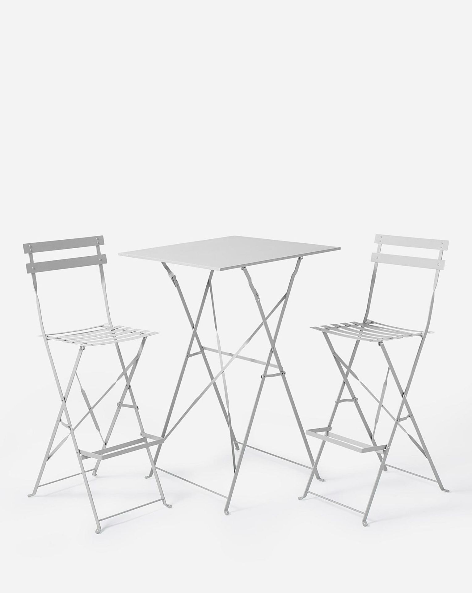 BRAND NEW Palma Bistro Bar Set GREY. RRP £159 EACH. Liven up your - Image 2 of 2