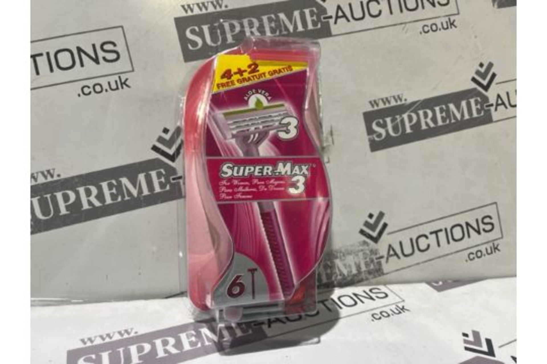 TRADE LOT 360 x NEW SEALED PACKS OF 6 SUPER-MAX FOR WOMEN ULTIMATE 3 - 3 BLADE INNOVATION WITH