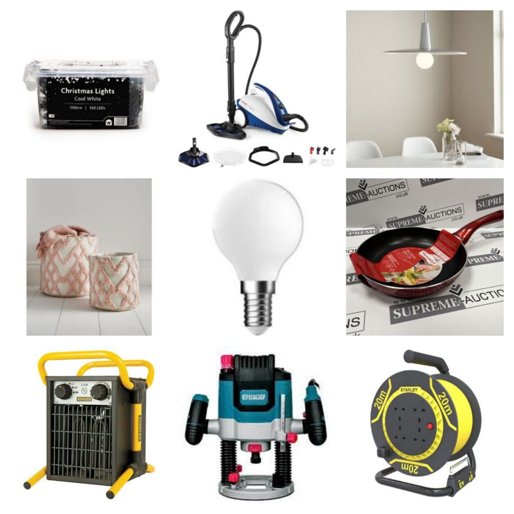 TRADE LIQUIDATION SALE INCLUDING POWER TOOLS, LUXURY FURNITURE, SPEAKERS, VACUUMS, TOYS, HOMEWARES, COOKWARE, RUGS, COSMETICS AND MORE