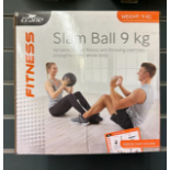 8 X BRAND NEW CRANE FITNESS SLAM BALLS 9KG (AM)