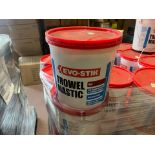 5 X BRAND NEW 10KG TUBS OF EVO STIK RED TROWEL MASTIC RRP £89 EACH R15-11