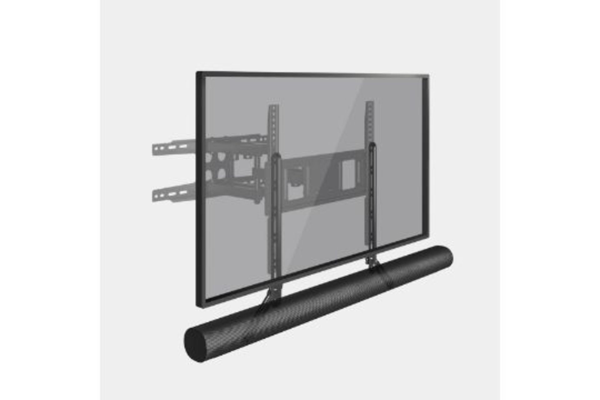 Sound Bar Bracket. - PW. Introduce sound and style into your space with our sleek Sound Bar Bracket,