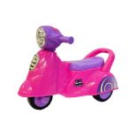 2 X BRAND NEW PUSH ALONG RIDE ON FOOT TO FLOOR CARS PINK (R613)