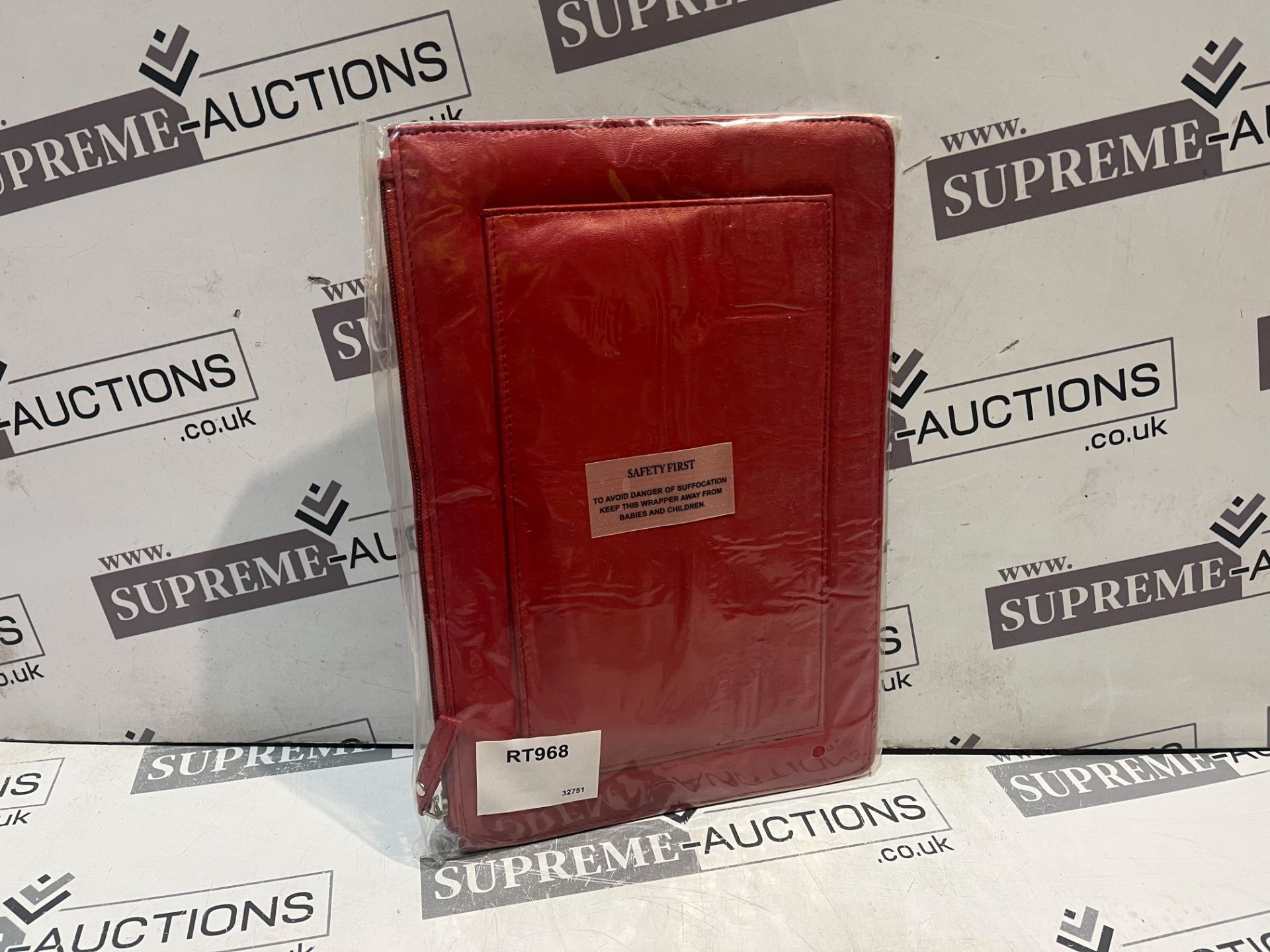 48 X BRAND NEW RED LEATHER TABLET CASES R9B