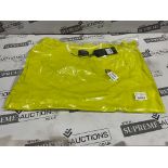 (NO VAT) 12 X BRAND NEW LYLE AND SCOTT LIME GREEN T SHIRTS AGE 15-16 R18-4