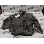 9 X BRAND NEW KLARA GOLD GLITTER JACKETS SIZE MEDIUM R11-7