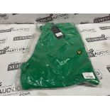(NO VAT) 10 X BRAND NEW LYLE AND SCOTT JELLY BEAN GREEN JOGGERS AGE 14-15 R18-4