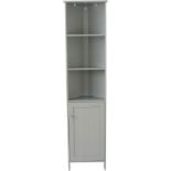 4 x NEW BOXED Home & Homestyle Corner Storage Cabinet, H 150cm x W 37cm x D 24.5cm. Large open