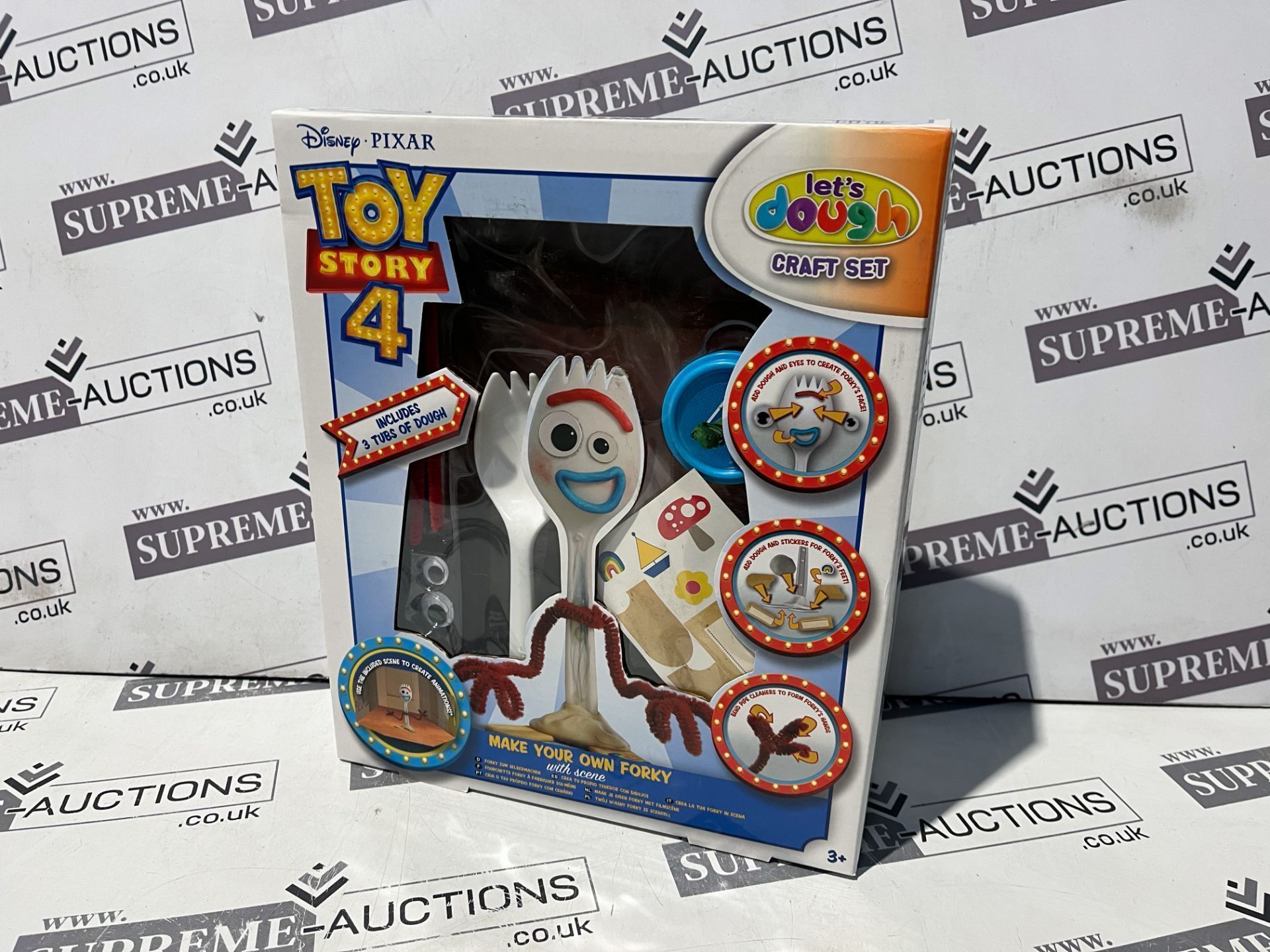 TRADE LOT 48 X BRAND NEW TOY STORY 4 MAKE YOUR OWN FORKY PLAY SETS R10.3