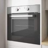 COOKE & LEWIS CSB60A BUILT- IN SINGLE ELECTRIC OVEN STAINLESS STEEL 595MM X 595MM . - R46.