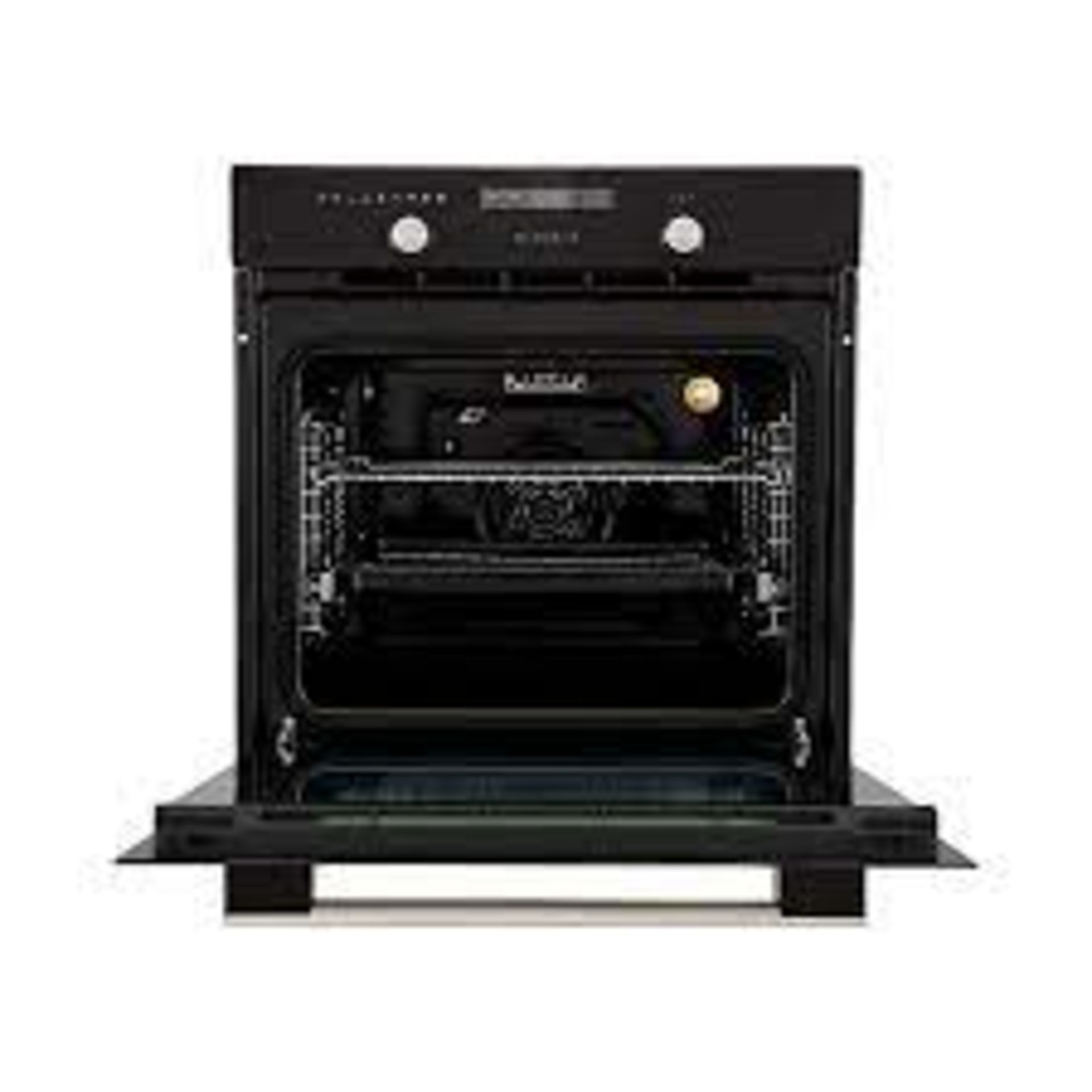 Cooke & Lewis CLMFBLa Builtin Single Multifunction Oven Black. R47