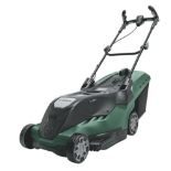 Bosch Rotak Universal 650 Corded Rotary Lawnmower - R45. With cutting and collection in one