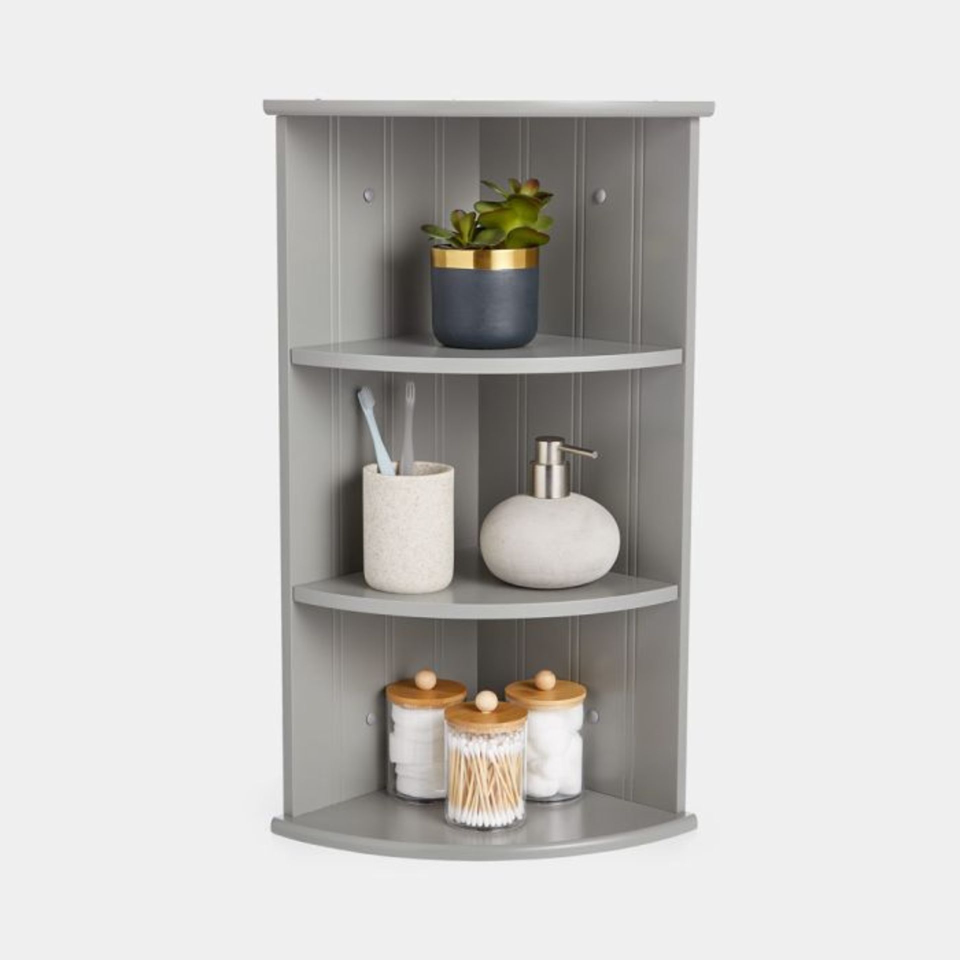 Shrewsbury Corner Shelf. - S2BW. Make the most of your space with this versatile corner shelf –