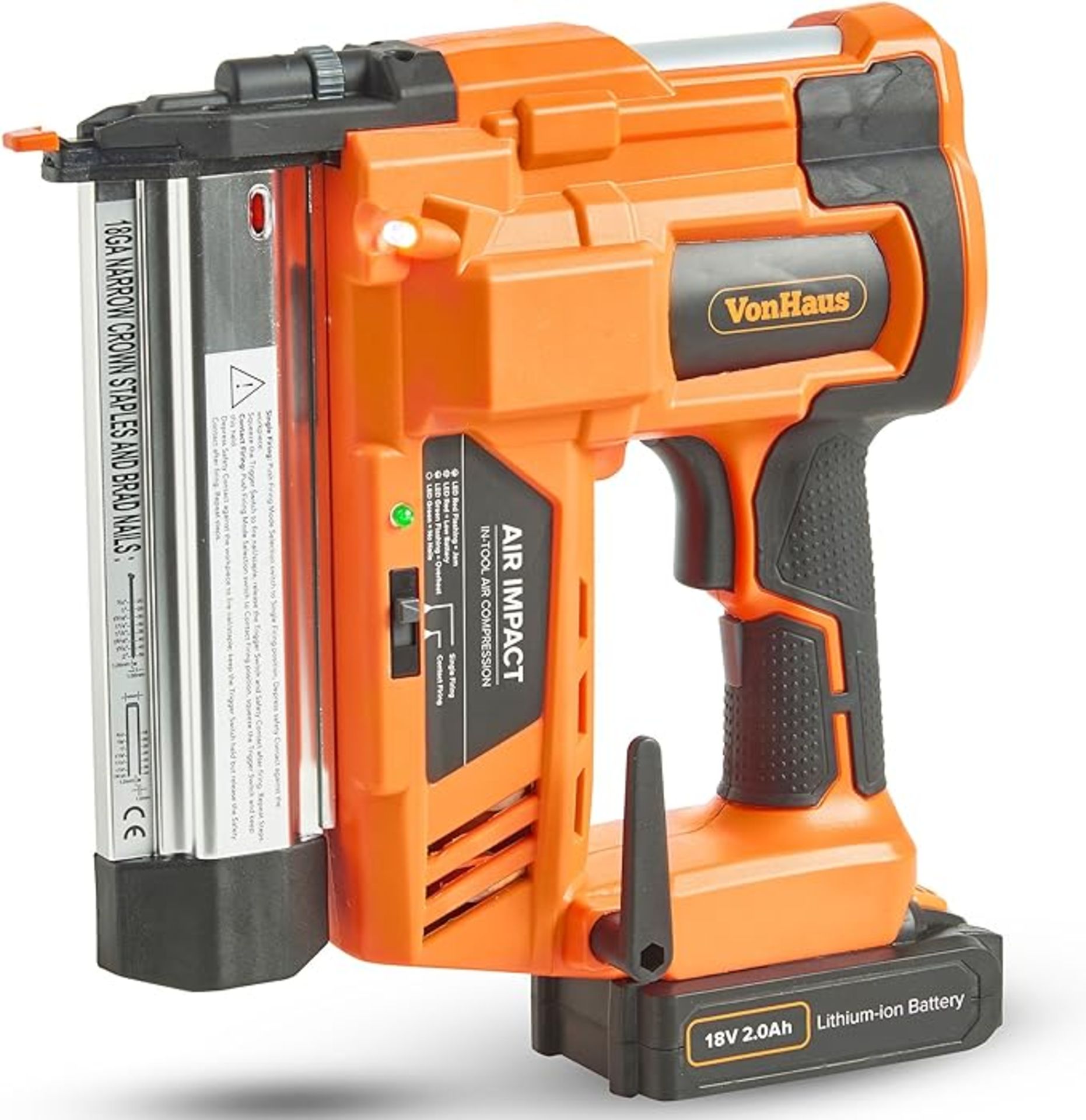 Cordless Nail Gun. - PW. Ideal for a range of materials and applications including carpeting and