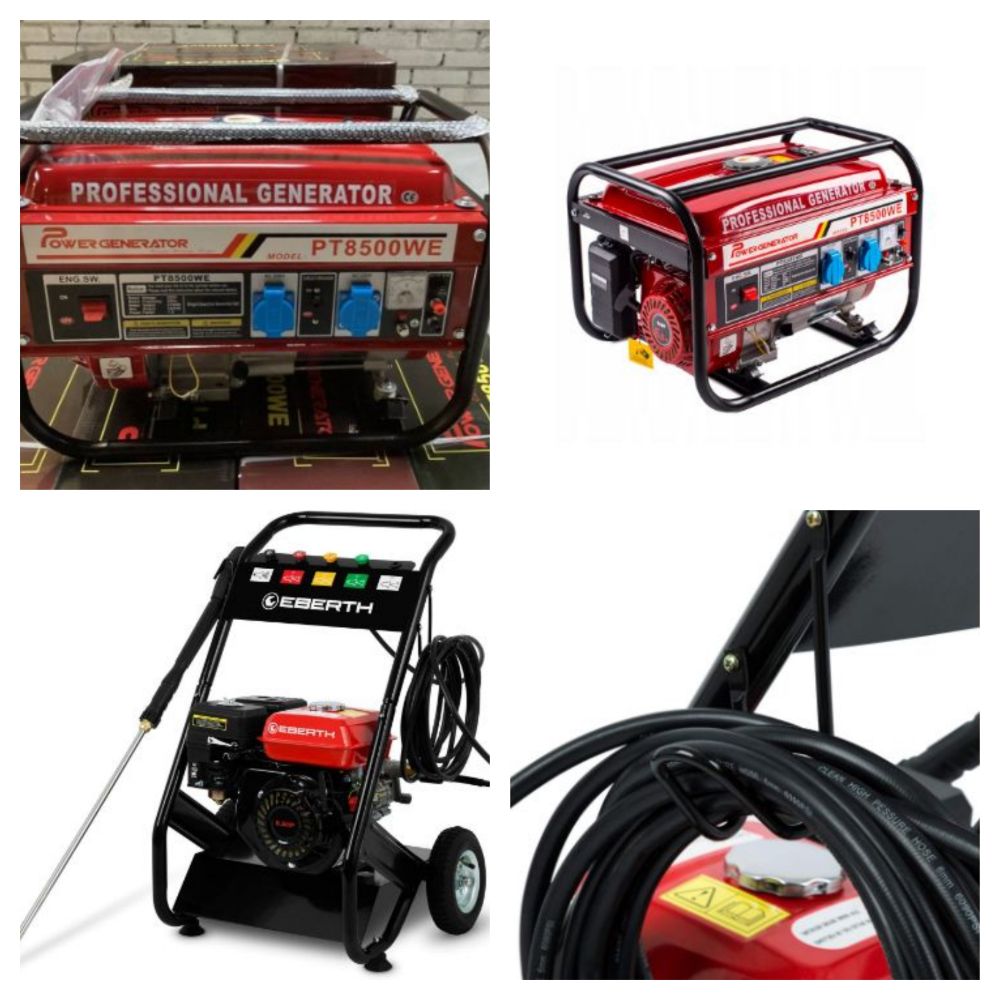 Liquidation Sale of New & Boxed Petrol Generators & Jet Washers in Single & Trade Lots - Delivery Available!