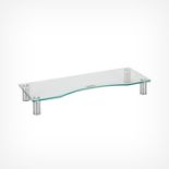 Large Glass Monitor Stand - RRP £28.99 (LOCATION - H/S R 2.1)