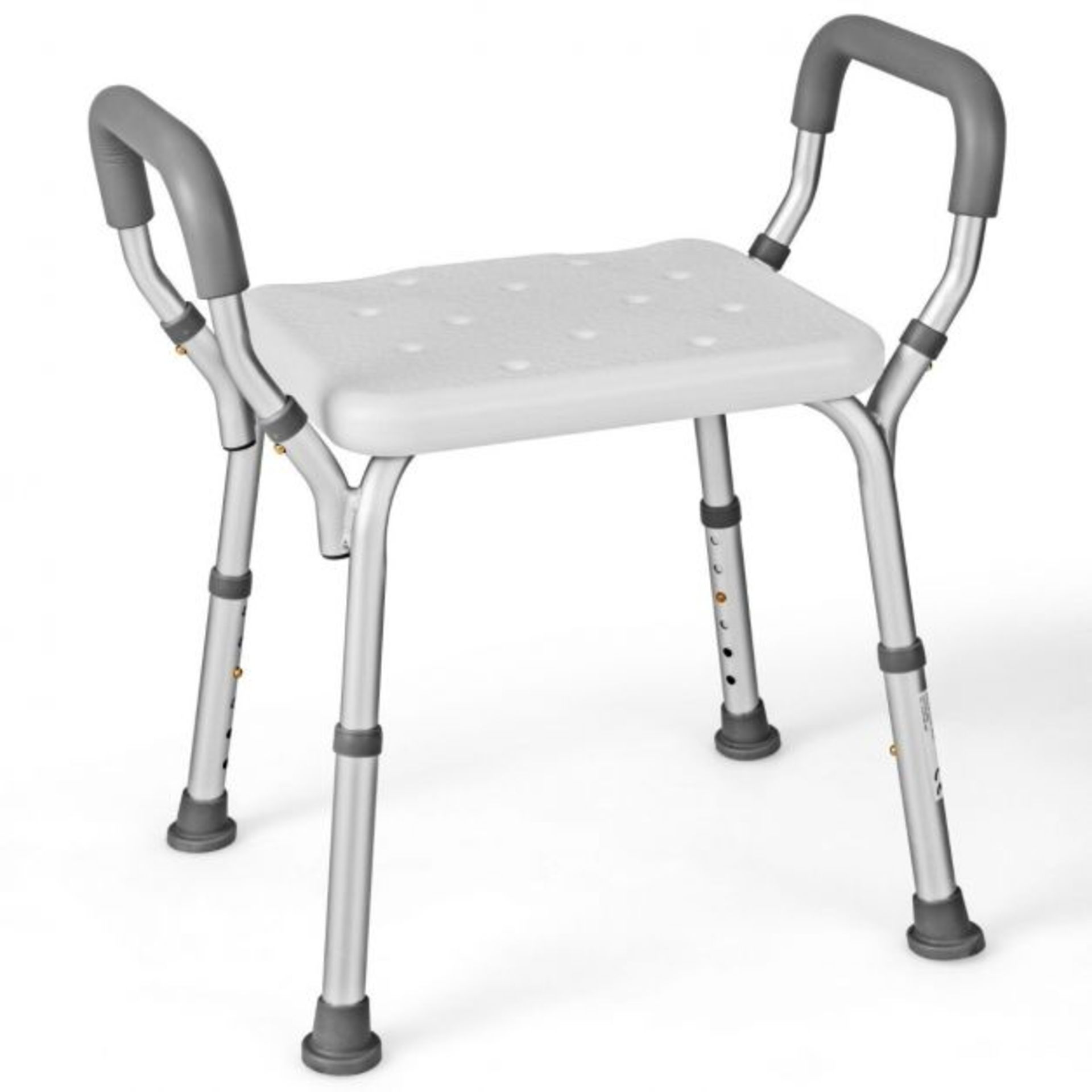 Bath Chair Shower Bench with Detachable Padded Arms