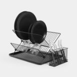 Matte Black Dish Drainer - RRP £19.99 (LOCATION - H/S R 2.2)