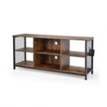140cm Industrial TV Stand for Home Living Room Bedroom