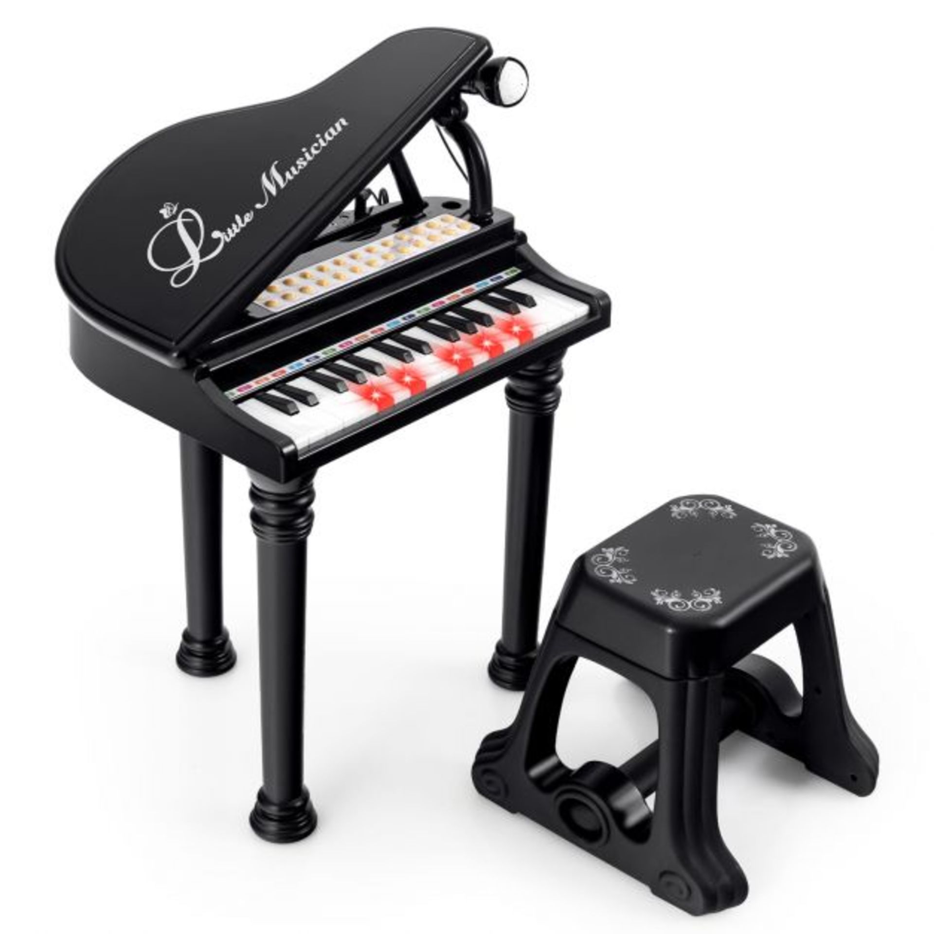 31 Keys Kids Portable Multifunctional Toy Piano with Microphone