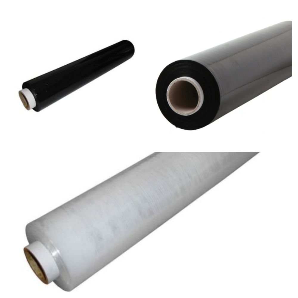 Trade & Pallet Lots of Black & Clear Pallet Wrap - Delivery Available!